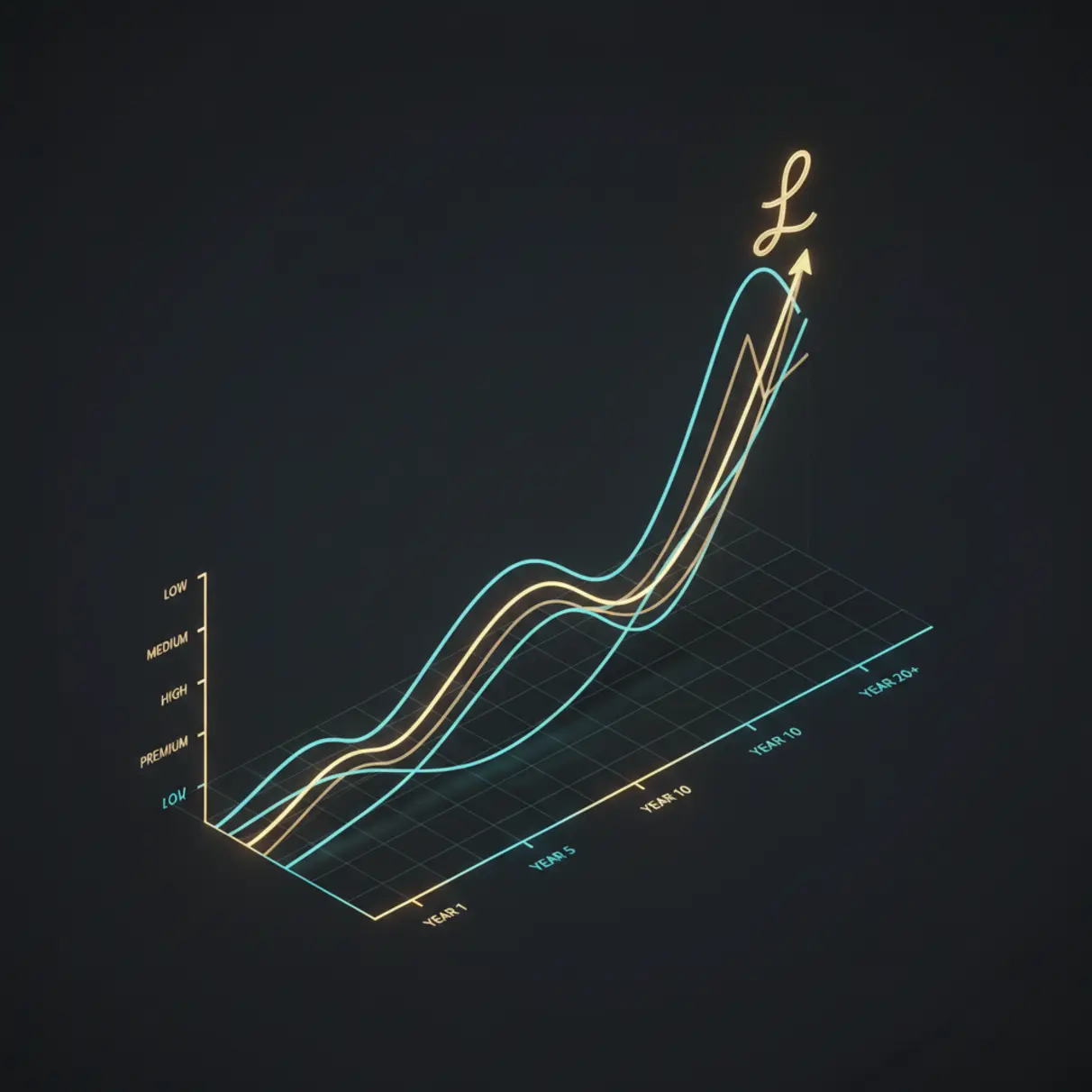 Graphique de trajectoire de valeur joueur